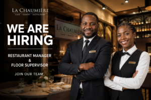 Restaurant Manager and Floor Supervisor Jobs in Victoria Island Lagos