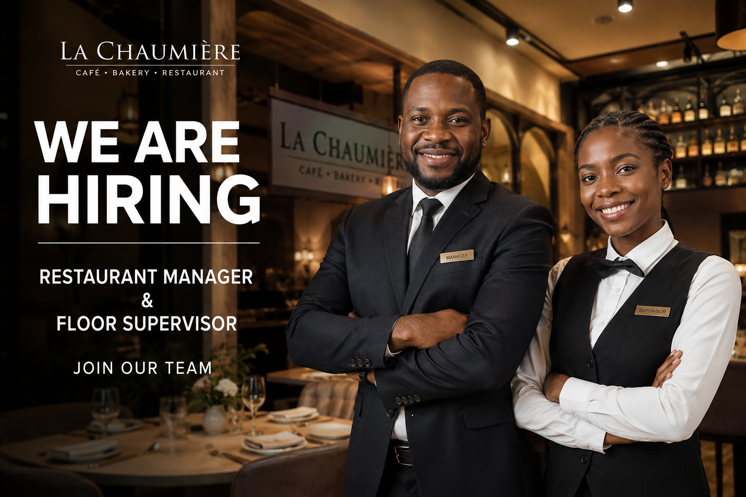 Restaurant Manager and Floor Supervisor Jobs in Victoria Island Lagos
