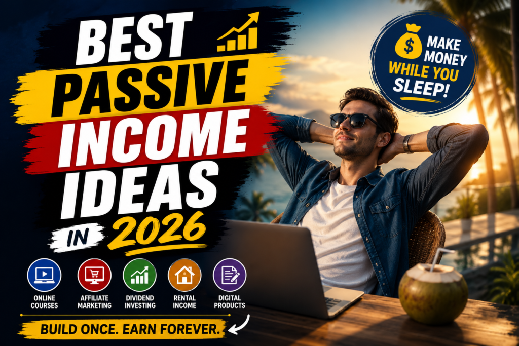 Best Passive Income Ideas in 2026 Real Ways to Earn Money While You Sleep