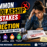 Common Scholarship Mistakes That Cause Rejection (And How to Avoid Them)